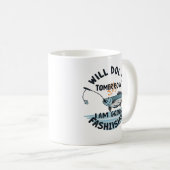 Über morgen: Ein Whimsical Fishing Adventure Kaffeetasse (VorderseiteRechts)