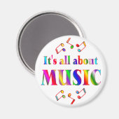 Über Musik Magnet (Vorderseite/Rückseite)