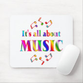 Über Musik Mousepad (Mit Mouse)