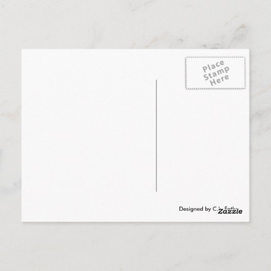 Über North Carolina Postkarte (Rückseite)