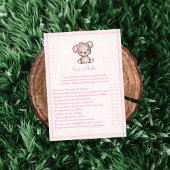 Über oder unter der Niedlichen Girl-Bär-Karte Einladung