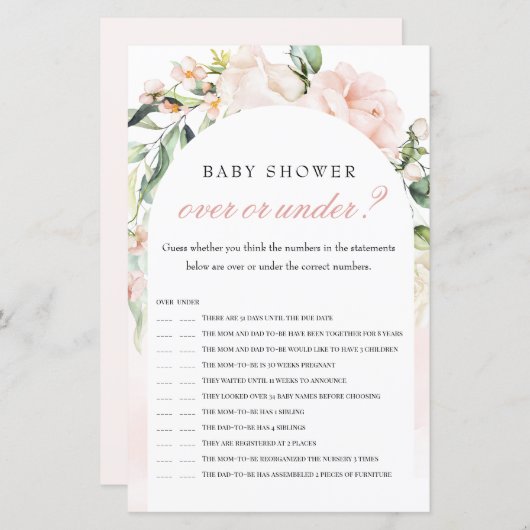 Über- oder unter einem Elephant Blush Baby Shootin (Vorne/Hinten)