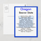 Über Oregon Postkarte (Vorne/Hinten)