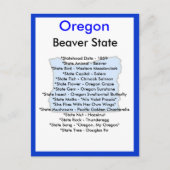 Über Oregon Postkarte (Vorderseite)