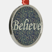 Über Pantoletten glauben Ornament Aus Metall (Rechts)