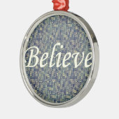 Über Pantoletten glauben Ornament Aus Metall (Links)