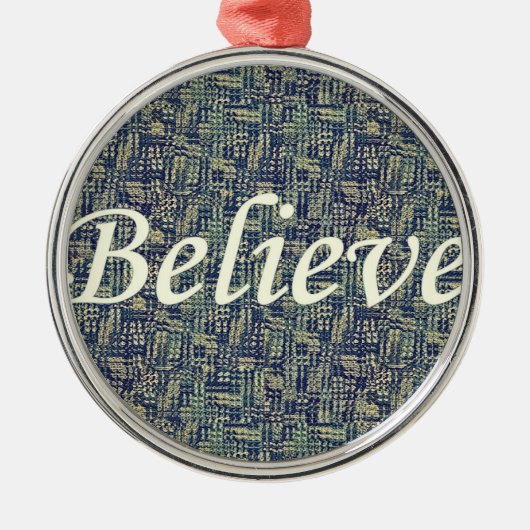 Über Pantoletten glauben Ornament Aus Metall (Vorne)