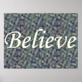 Über Pantoletten glauben Poster (Vorne)