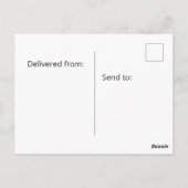 Über Par Geburtstags-Golf-Gruß Postkarte (Rückseite)