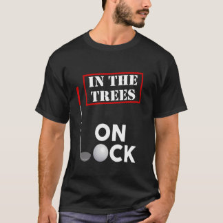 Über Par und in den Bäumen auf Schleuse Bad Golfer T-Shirt