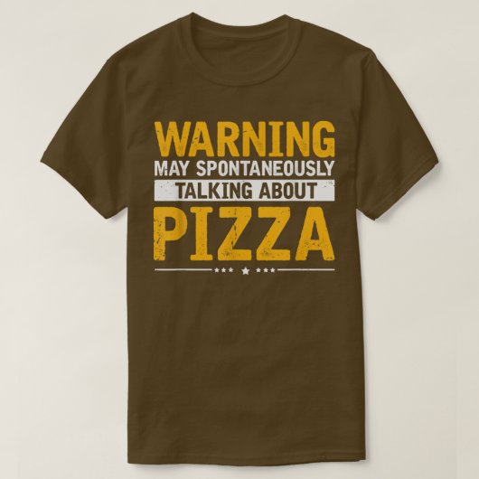 Über Pizza, Funny Pizza Fast Food Lover S T-Shirt (Design vorne)