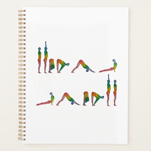 Über Planner – Surya Namaskarasana Planer (Vorderseite)