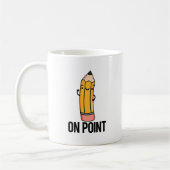 Über Point Funny Pencil Pub Kaffeetasse (Links)