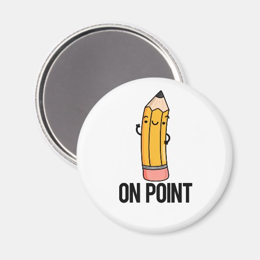 Über Point Funny Pencil Pub Magnet (Vorderseite/Rückseite)