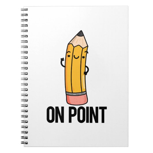 Über Point Funny Pencil Pub Notizblock (Vorderseite)