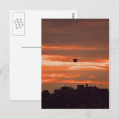 Über Portland schweben, ME Postkarte (Vorne/Hinten)