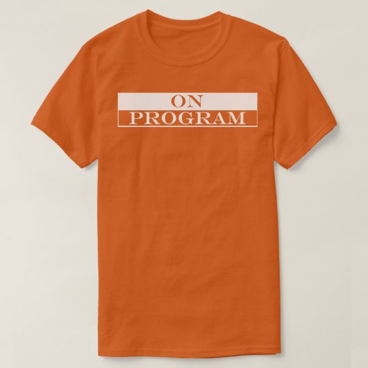 über Programm T-Shirt (Design vorne)