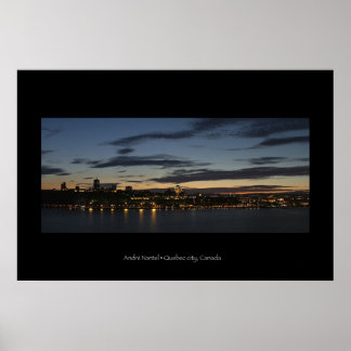 über Quebec Poster