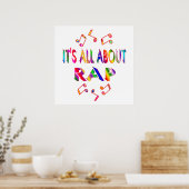 Über Rap Poster (Küche)
