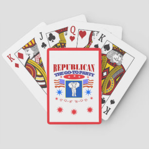 über republikanische Partei Spielkarten