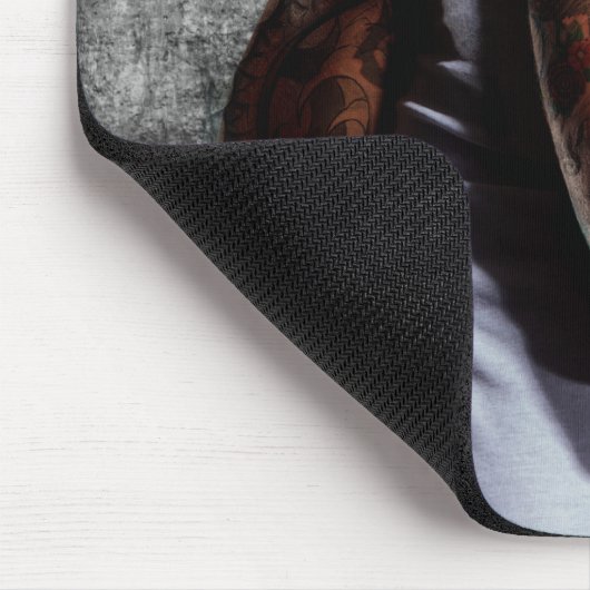 Über Ruine-Grafik Mousepad hinaus (Ecke)