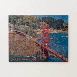 Über San Francisco Golden Gate Bridge fliegen Puzzle