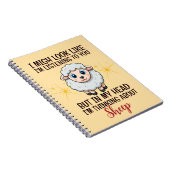 Über Schafe nachdenken - Funny Notizblock (Rechte Seite)