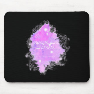 Über Schwäche Galaxie - leichtes Herzkrebs Bewusst Mousepad