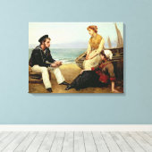 Über seine Abenteuer, 1881 Leinwanddruck (Insitu (Holzboden))