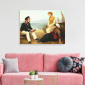 Über seine Abenteuer, 1881 Leinwanddruck (Insitu (Wohnzimmer))