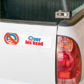 Über seinem Kopf Autoaufkleber (Auf Lkw)