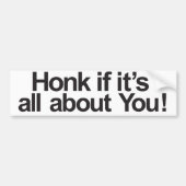 Über Sie Autoaufkleber (Vorne)