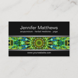Über Sie Mandala aufpassen Visitenkarte