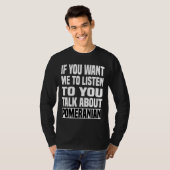 Über Spitz Funny Spitz reden T-Shirt (Vorne ganz)