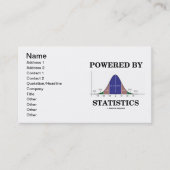 Über Statistiken gesteuert (Einstellung der Glocke Visitenkarte (Vorderseite)