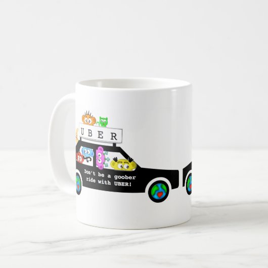 UBER Tasse #UBER (Vorderseite Links)