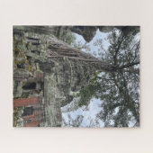 Über Temple Ta Prohm Kambodscha gewachsene Wurzeln Puzzle (Horizontal)