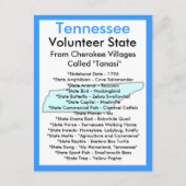 Über Tennessee Postkarte (Vorderseite)