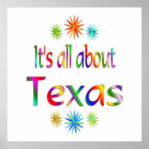 Über Texas Poster
