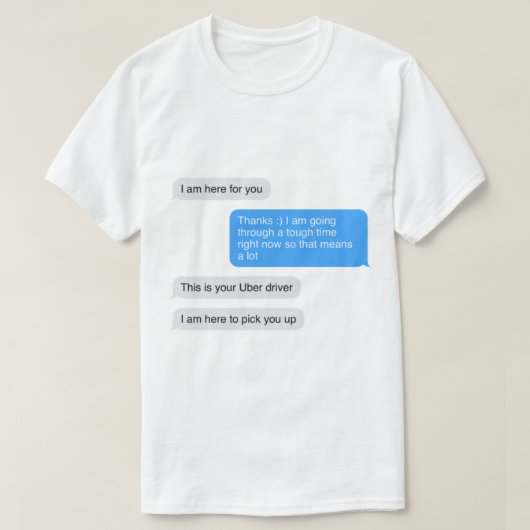 Uber-Treibertext T-Shirt (Design vorne)