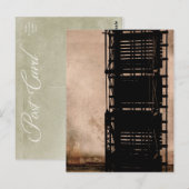 'über' Trestle-Brücke Postkarte (Vorne/Hinten)