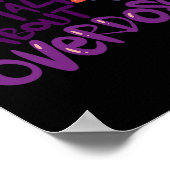 Über Überdosierung sprechen Poster (Ecke)