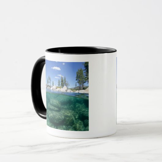 Über und unter Lake Tahoe Tasse (Vorderseite Links)