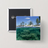 Über und unterhalb des Tahoe-Sees Button (Vorne & Hinten)