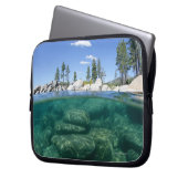 Über und unterhalb des Tahoe-Sees Laptopschutzhülle (Vorderseite Links)