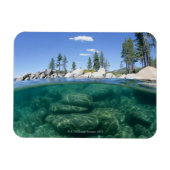 Über und unterhalb des Tahoe-Sees Magnet (Horizontal)