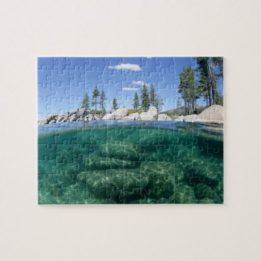 Über und unterhalb des Tahoe-Sees Puzzle (Horizontal)