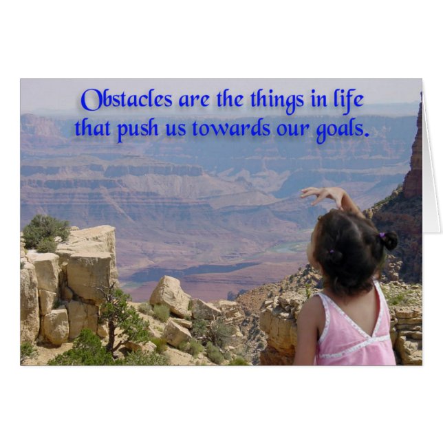 Über unseren Hindernissen hinaus (Vorderseite (Horizontal))