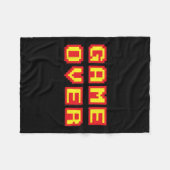 Über Vintagen Retro-Videospiele - Gaming-Geschenka Fleecedecke (Vorderseite (Horizontal))