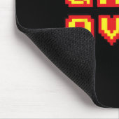 Über Vintagen Retro-Videospiele - Gaming-Geschenka Mousepad (Ecke)